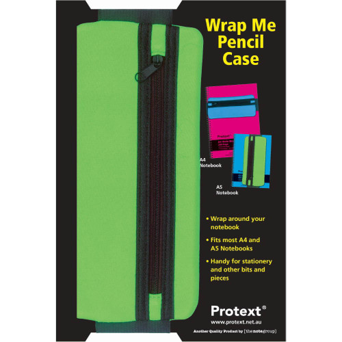 PROTEXT WRAP ME PENCIL CASE- GREEN