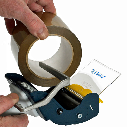 PISTOL GRIP TAPE DISPENSER EXTRA WIDE WITH BLADE COVER Takes 75mm Wide Tape **