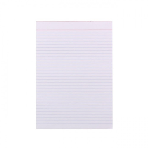 QUILL SUPER BANK PAD WHITE A4 80 LEAF RULED 60GSM PK10