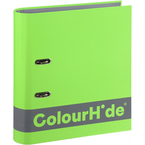 COLOURHIDE SILKY TOUCH LEVER ARCH A4 70MM GREEN