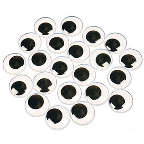 EYES JOGGLE 20MM ROUND BLACK BAG 100