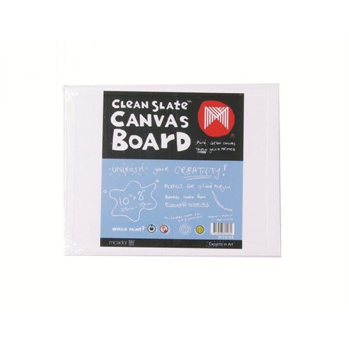 CLEAN SLATE CANVAS BOARD, 10X8IN MICADOR