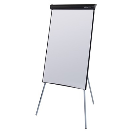 FLIPCHART STANDARD TRIPOD STAND WITH MAGNETIC WHITEBOARD SURFACE 1000MM x 700MM