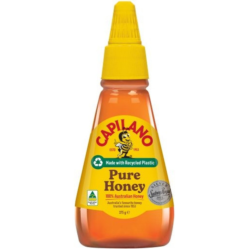 CAPILANO ORIGINAL CLEAR HONEY 375gm Twist and Squeeze
