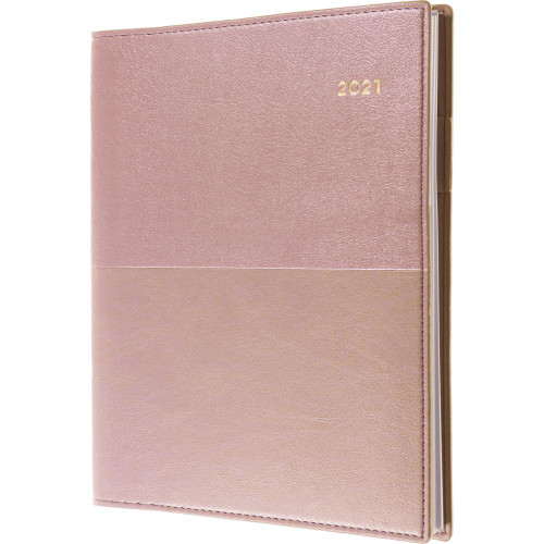 Collins Vanessa Diary Week To View Quarto Rose Gold (2026)