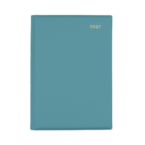 Collins Belmont Colours Diary Week To View A5 Teal (Pre-Order Now for 2027)