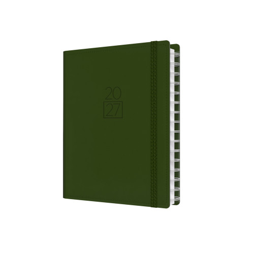 Collins Plan And Note Diary Week To View A5 With Notepad Green (Pre-Order Now for 2027) ** ETA 30/9/2026 **