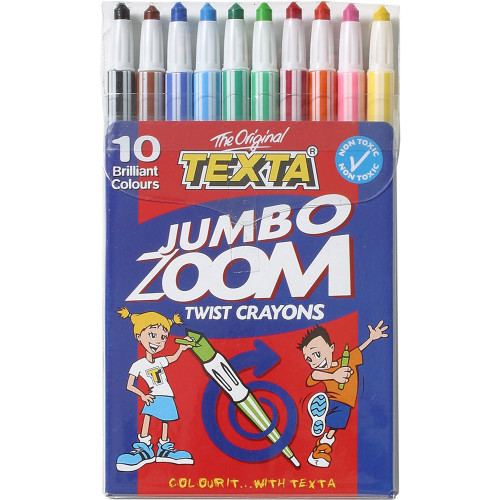 TEXTA ZOOM JUMBO CRAYON PK10