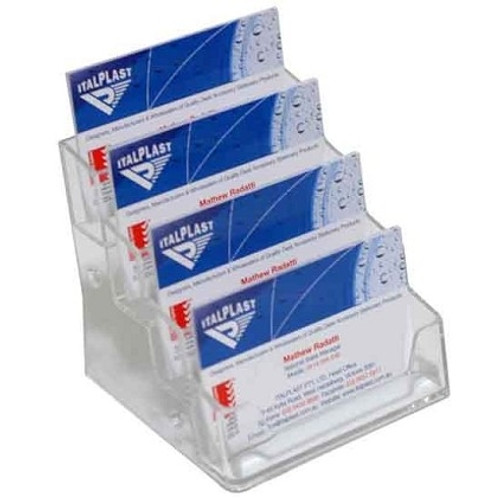 Italplast I553 Business Card Holder 4 Tier