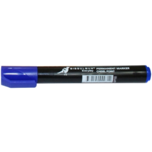 BIBBULMUN PERMANENT MARKER 271 Chisel Blue