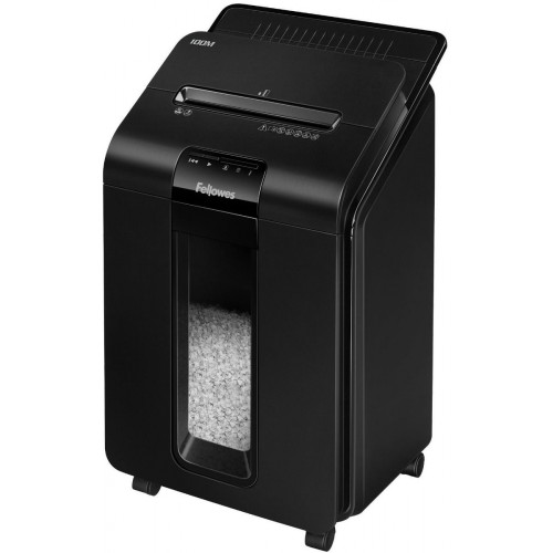 FELLOWES SHREDDER 100M AUTOMAX AUTOFEED MINI CUT BLACK