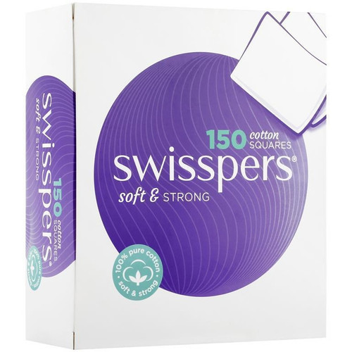 SWISSPERS COTTON SQUARE PADS 150