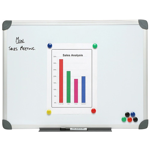 NOBO 2400x1200 MAGNETIC COMMERCIAL WHITEBOARD B2120240