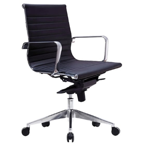 Web Executive Low Back Chair Black