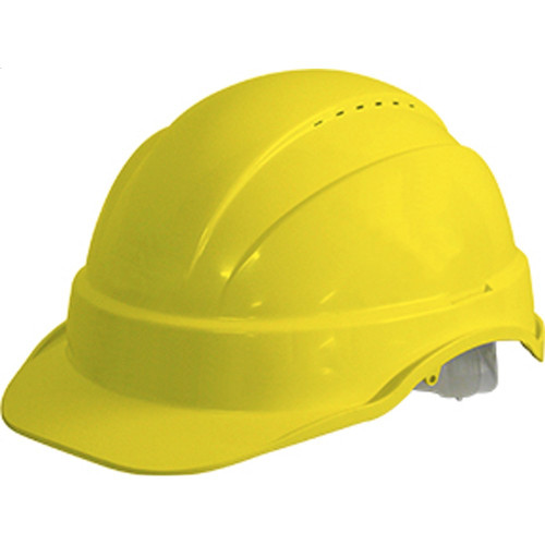 Maxisafe Vented Hard Hat Sliplock Harness Yellow