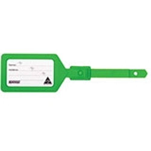 KEVRON ID4 LUGGAGE TAGS LIGHT GREEN PK25