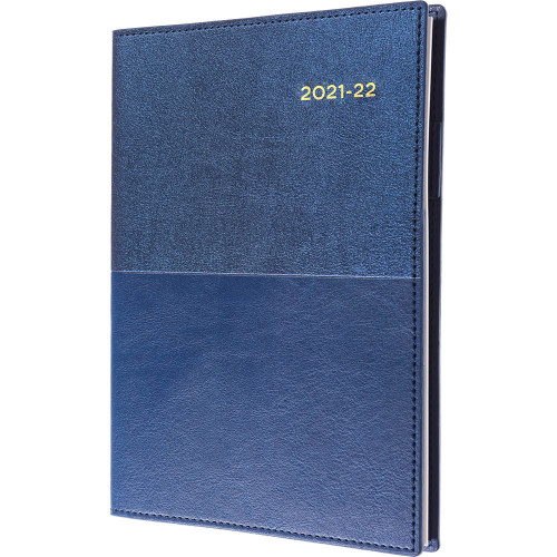 COLLINS VANESSA FINANCIAL YEAR DIARY #185 BLUE A5 1 DAY TO PAGE 1HR APPOINTMENT (2024-2025)