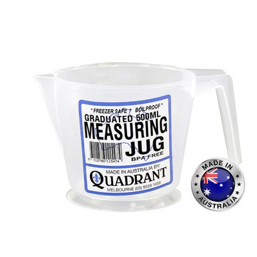 Measuring Jug - Graduated 9cm (500ml) BPA Free (Made in Australia)
