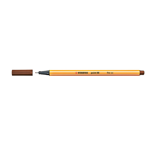 STABILO POINT 88 FINELINER BROWN (BX10)