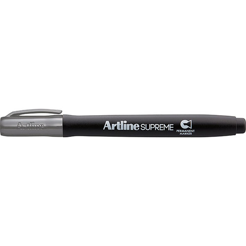 Artline Supreme Permanent Marker Chisel Grey (Box of 12) *** While Stocks Last ***