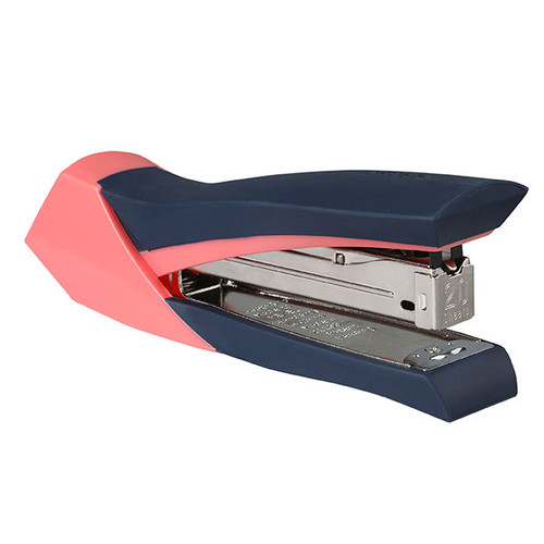 REXEL STAPLER SMOOTHGRIP F/STRIP GREY/PEACH