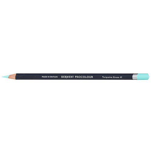 DERWENT PROCOLOUR PENCIL TURQUOISE GREEN 41 (Box of 6)