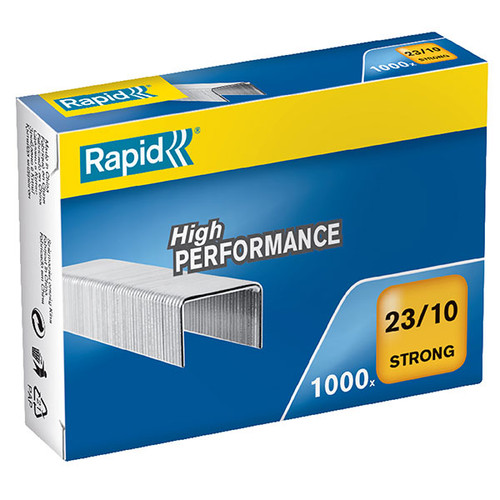 RAPID STAPLES 23/10MM BX1000 STRONG