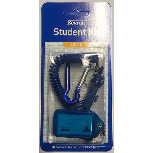 KEVRON STUDENT KIT BLUE 4 PCS