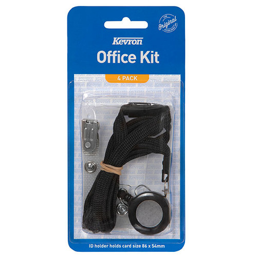 KEVRON OFFICE KIT BLACK 4 PCS