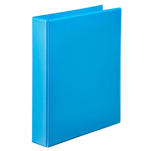 MARBIG CLEARVIEW INSERT BINDER A4 25MM 2D MARINE