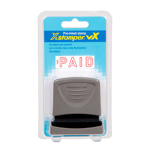 XSTAMPER VX-B 1005 PAID HANGSELL RED