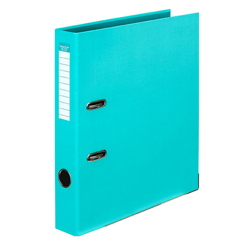 COLOURHIDE HALF LEVER ARCH FILE PE A4 AQUA