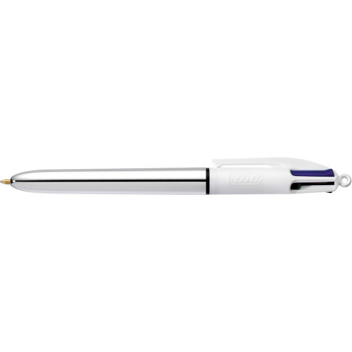 BIC 4 COLOUR BALLPOINT PEN Retractable Shine Box of 12