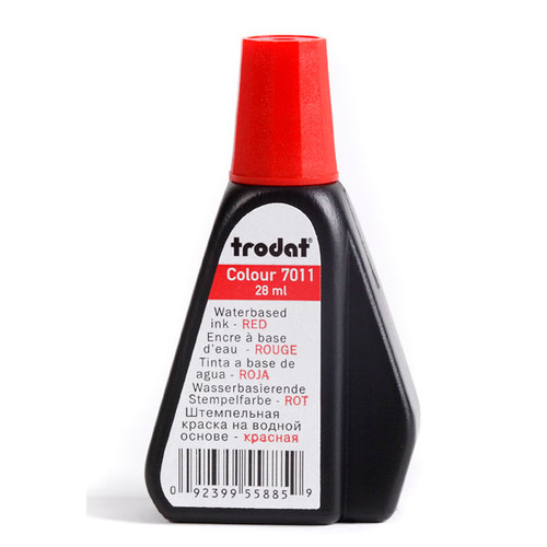 TRODAT 7011 STAMP PAD INK 28ML RED