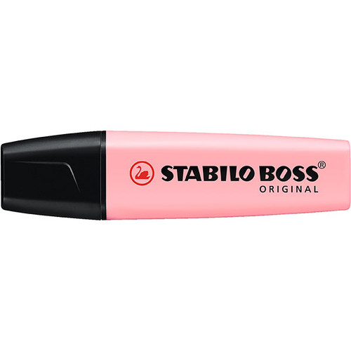 STABILO BOSS HIGHLIGHTER PASTEL PINK BLUSH