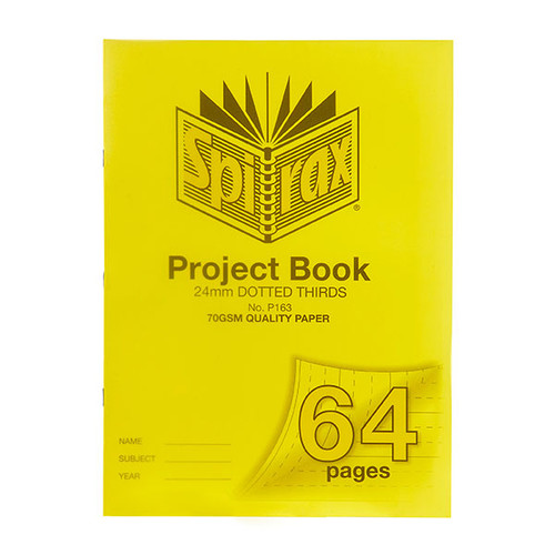 SPIRAX P163 PROJECT BOOK LARGE 24DT 64P 70gsm