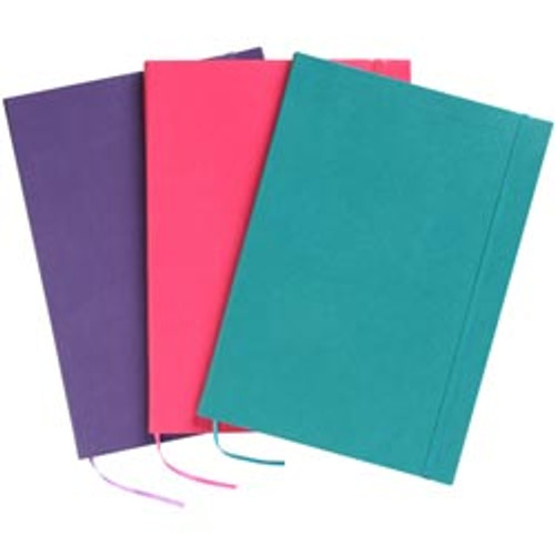 COLOURHIDE NOTEBOOK JOURNAL A4 192 Page Assorted  *** While Stocks Last - please enquire to confirm availability ***