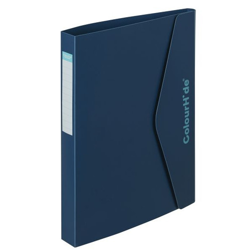 COLOURHIDE RING BINDER PP A4 25MM NAVY *** While Stocks Last ***