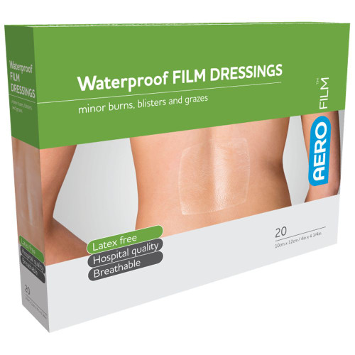 AEROFILM FILM DRESSINGS Waterproof Film Dressing 10 x 12cm Box of 20
