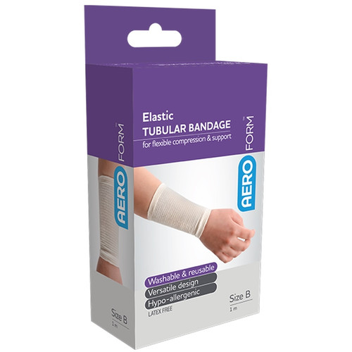 AEROFORM Size B Small Limbs Elastic Tubular Bandage 6.5cm x 1M