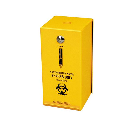 AEROHAZARD Steel Sharps Disposal Safe 2L (includes 2 x SD2000), Each