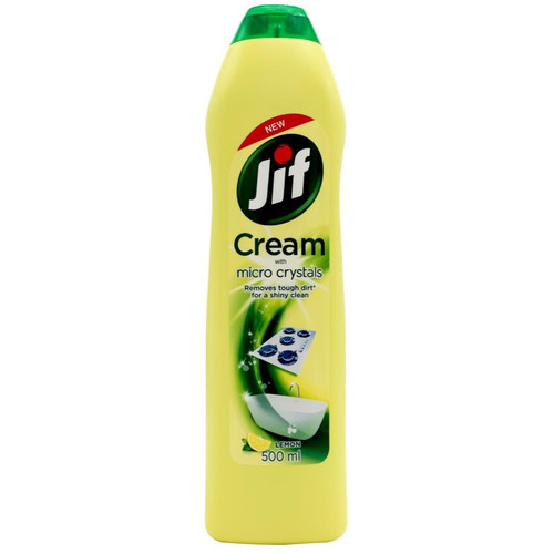 JIF 500mL CREAM WITH MICRO CRYSTALS LEMON