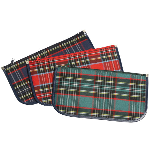 MARBIG TARTAN PENCIL CASES 1 Zip Giant 375x264mm *** While Stocks Last ***