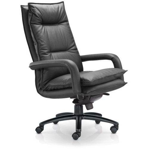 BLISS HIGH-BACK CHAIR W 660 x D 650 x H 1180-1280mm Black