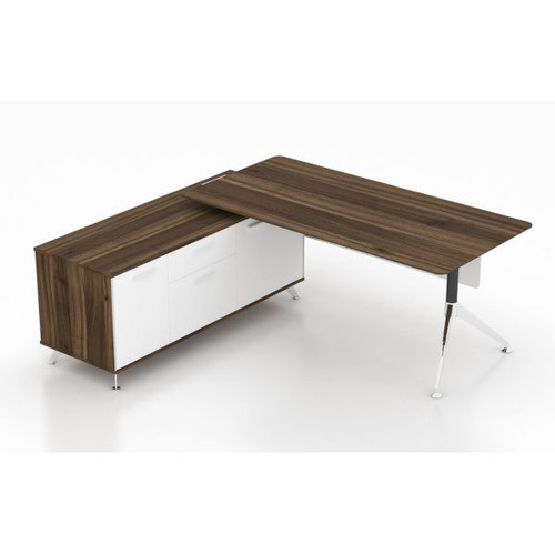 POTENZA DESK W 1950 x D 1850 x H 750mm Casnan/White