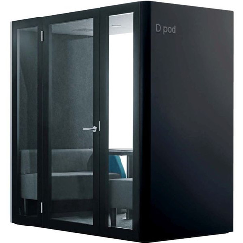 INAPOD D POD 2 - 4 PERSON BOOTH 2200W x 1200D x 2170H Black