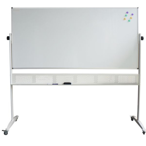 Rapidline Porcelain Mobile Whiteboard 1500x1200mm