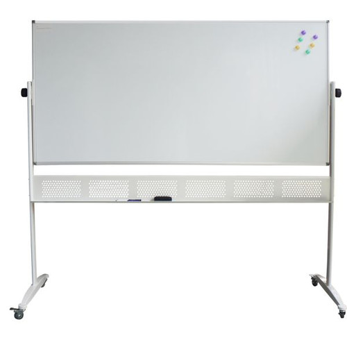 Rapidline Porcelain Mobile Whiteboard 1200x900mm