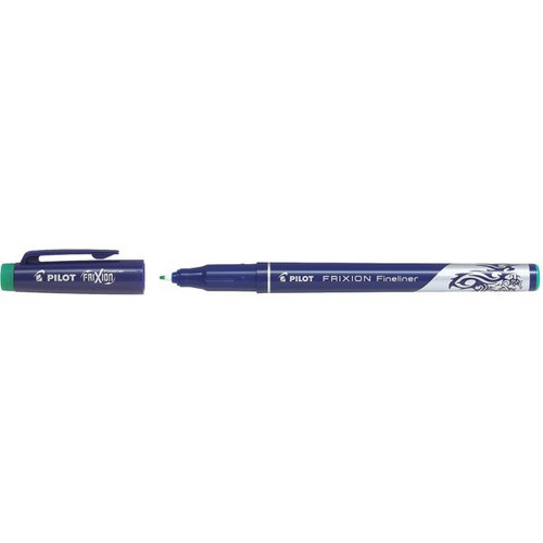 Pilot Frixion Fineliner Pen Erasable Fine Medium 0.45mm Green