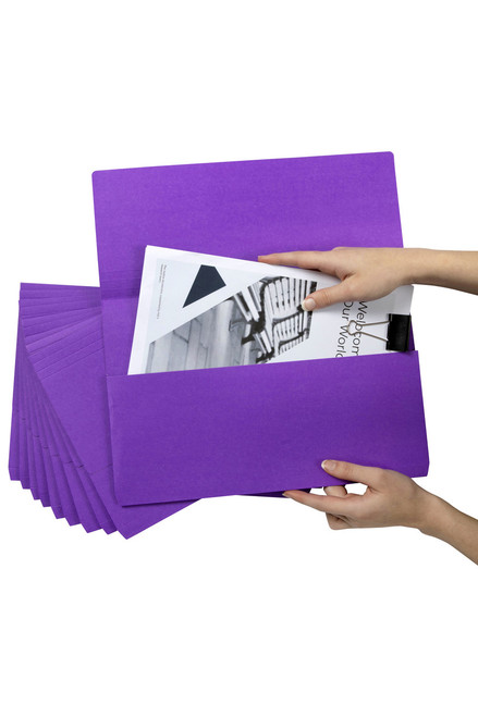 MARBIG SLIMPICK WALLET BRIGHT Foolscap Bright Purple Pk10